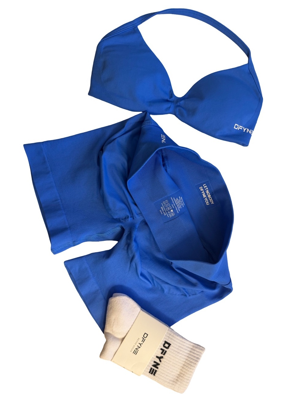 DFYNE Women's Blue Shorts Bikini Set - Picture 2 of 2